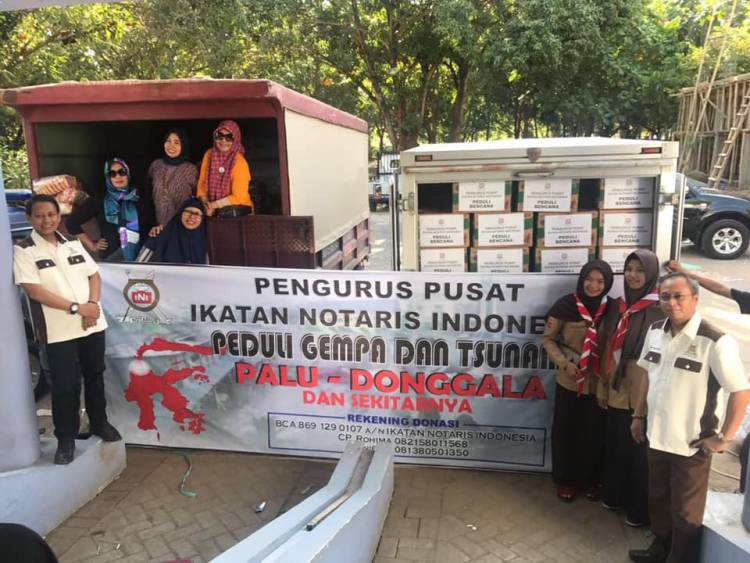 PP-INI Salurkan Bantuan Untuk Korban Gempa Tsunami di Palu dan Donggala